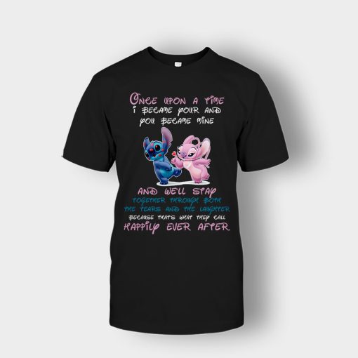 Once-Upon-A-Time-Disney-Lilo-And-Stitch-Unisex-T-Shirt-Black