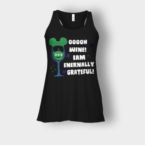 Ooooh-Wine-Im-Grateful-Disney-Toy-Story-Bella-Womens-Flowy-Tank-Black