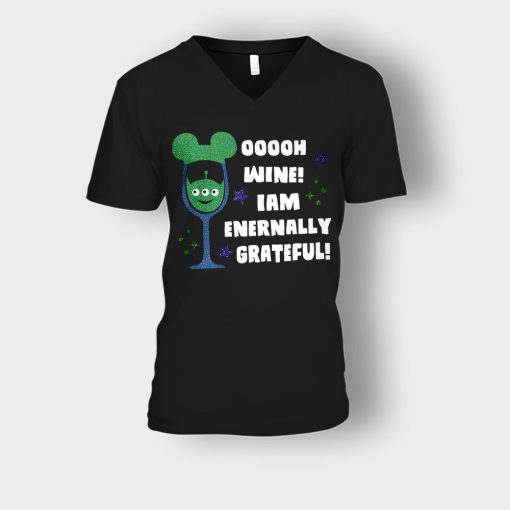 Ooooh-Wine-Im-Grateful-Disney-Toy-Story-Unisex-V-Neck-T-Shirt-Black