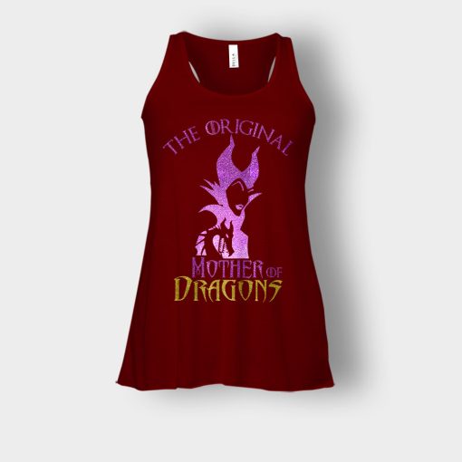 Original-Mother-Of-Dragons-Disney-Maleficient-Inspired-Bella-Womens-Flowy-Tank-Maroon