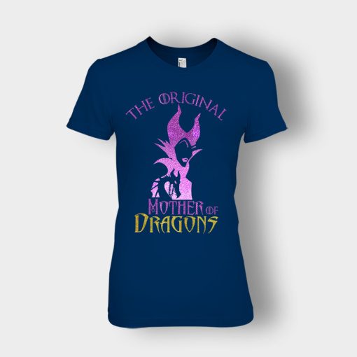 Original-Mother-Of-Dragons-Disney-Maleficient-Inspired-Ladies-T-Shirt-Navy