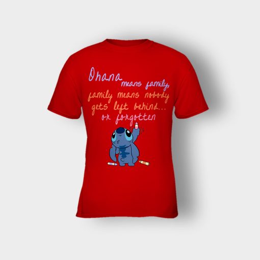 Paint-My-Love-Disney-Lilo-And-Stitch-Kids-T-Shirt-Red
