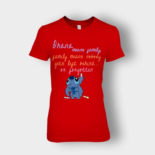 Paint-My-Love-Disney-Lilo-And-Stitch-Ladies-T-Shirt-Red