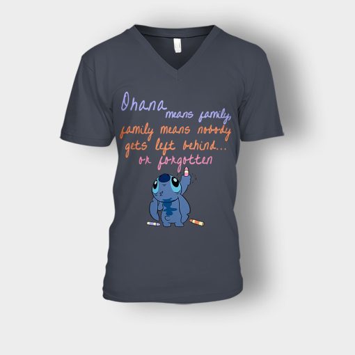 Paint-My-Love-Disney-Lilo-And-Stitch-Unisex-V-Neck-T-Shirt-Dark-Heather