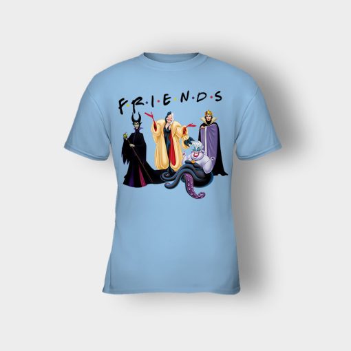 Parody-Friends-TV-Disney-Villains-Inspired-Kids-T-Shirt-Light-Blue