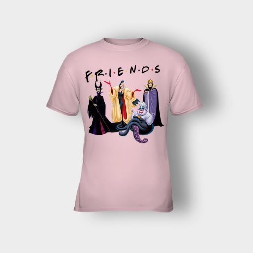 Parody-Friends-TV-Disney-Villains-Inspired-Kids-T-Shirt-Light-Pink