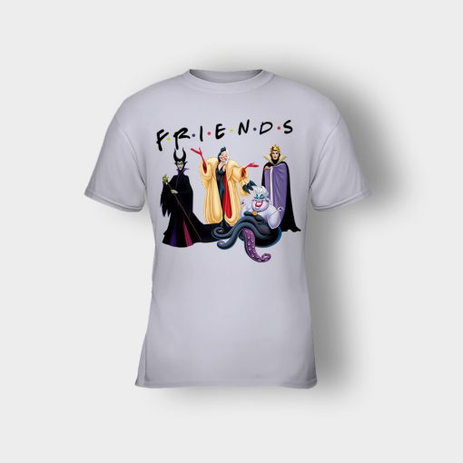 Parody-Friends-TV-Disney-Villains-Inspired-Kids-T-Shirt-Sport-Grey