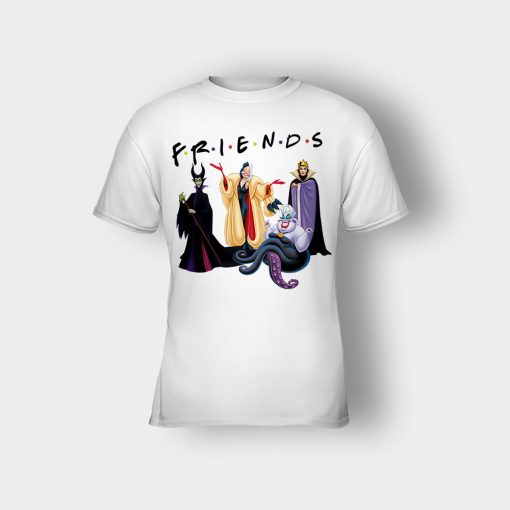 Parody-Friends-TV-Disney-Villains-Inspired-Kids-T-Shirt-White