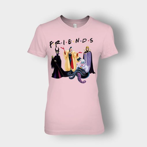 Parody-Friends-TV-Disney-Villains-Inspired-Ladies-T-Shirt-Light-Pink