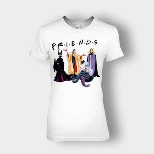 Parody-Friends-TV-Disney-Villains-Inspired-Ladies-T-Shirt-White