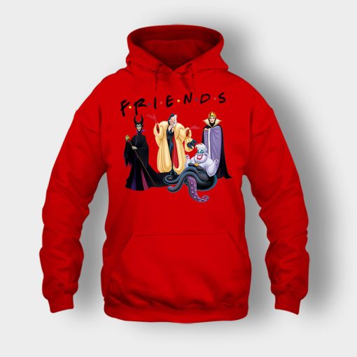 Parody-Friends-TV-Disney-Villains-Inspired-Unisex-Hoodie-Red