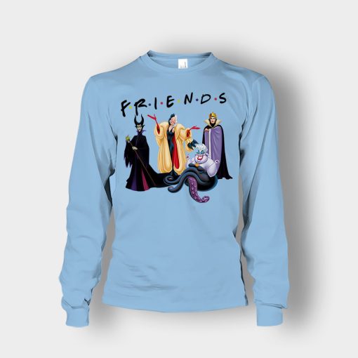 Parody-Friends-TV-Disney-Villains-Inspired-Unisex-Long-Sleeve-Light-Blue