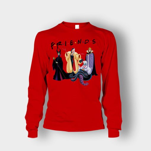 Parody-Friends-TV-Disney-Villains-Inspired-Unisex-Long-Sleeve-Red