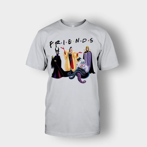 Parody-Friends-TV-Disney-Villains-Inspired-Unisex-T-Shirt-Ash