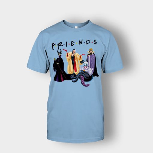 Parody-Friends-TV-Disney-Villains-Inspired-Unisex-T-Shirt-Light-Blue