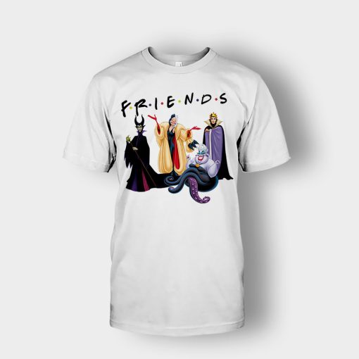 Parody-Friends-TV-Disney-Villains-Inspired-Unisex-T-Shirt-White