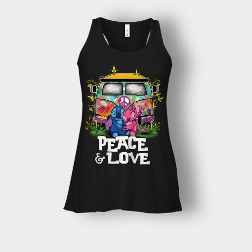 Peace-And-Love-Disney-Lilo-And-Stitch-Bella-Womens-Flowy-Tank-Black