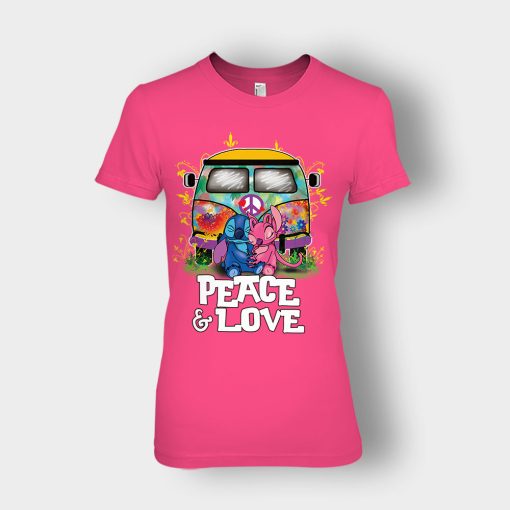 Peace-And-Love-Disney-Lilo-And-Stitch-Ladies-T-Shirt-Heliconia