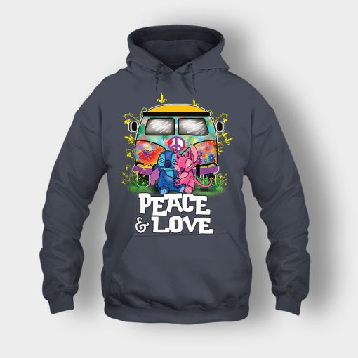 Peace-And-Love-Disney-Lilo-And-Stitch-Unisex-Hoodie-Dark-Heather