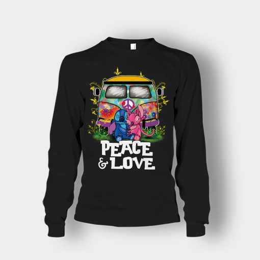 Peace-And-Love-Disney-Lilo-And-Stitch-Unisex-Long-Sleeve-Black