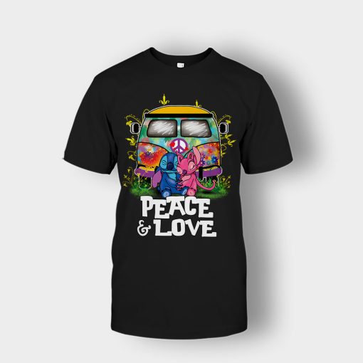 Peace-And-Love-Disney-Lilo-And-Stitch-Unisex-T-Shirt-Black