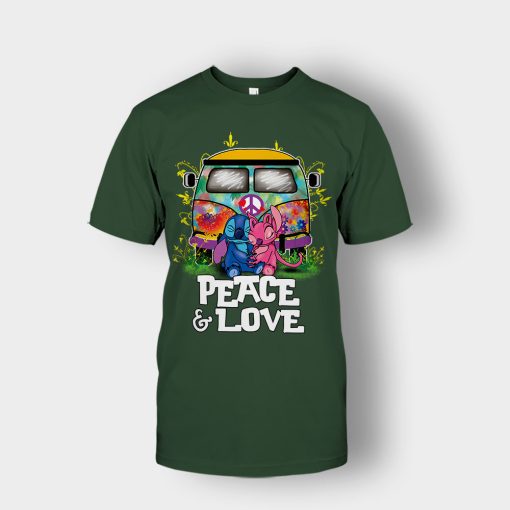 Peace-And-Love-Disney-Lilo-And-Stitch-Unisex-T-Shirt-Forest