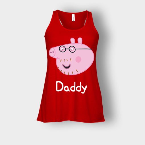 Peppa-Pig-Daddy-Pig-Bella-Womens-Flowy-Tank-Red