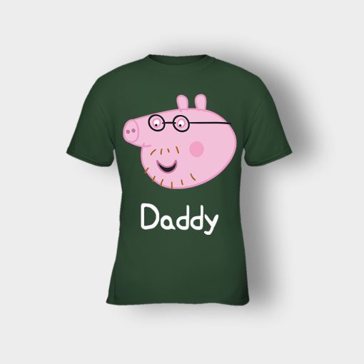 Peppa-Pig-Daddy-Pig-Kids-T-Shirt-Forest