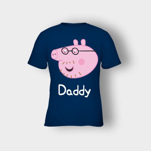 Peppa-Pig-Daddy-Pig-Kids-T-Shirt-Navy