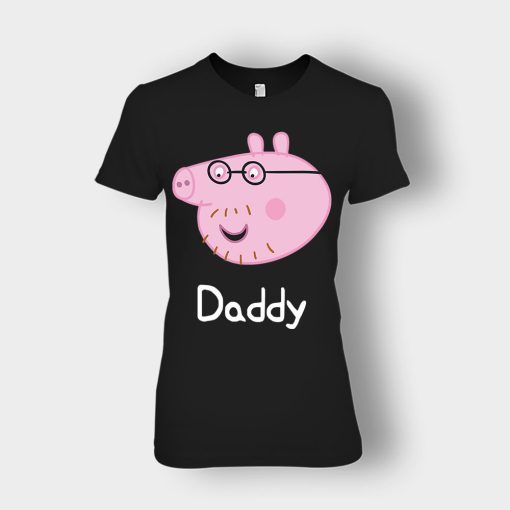 Peppa-Pig-Daddy-Pig-Ladies-T-Shirt-Black