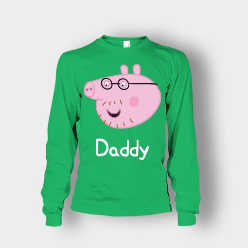 Peppa-Pig-Daddy-Pig-Unisex-Long-Sleeve-Irish-Green