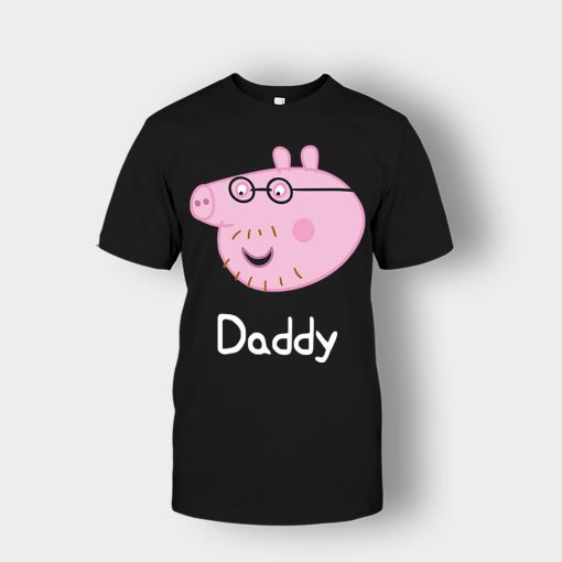 Peppa-Pig-Daddy-Pig-Unisex-T-Shirt-Black