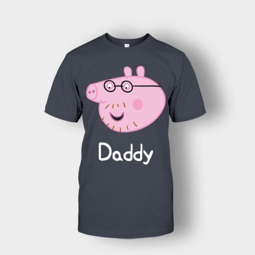 Peppa-Pig-Daddy-Pig-Unisex-T-Shirt-Dark-Heather