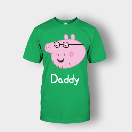 Peppa-Pig-Daddy-Pig-Unisex-T-Shirt-Irish-Green