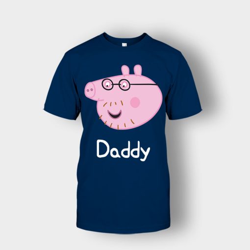Peppa-Pig-Daddy-Pig-Unisex-T-Shirt-Navy