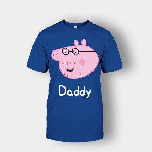 Peppa-Pig-Daddy-Pig-Unisex-T-Shirt-Royal