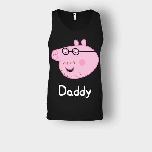 Peppa-Pig-Daddy-Pig-Unisex-Tank-Top-Black