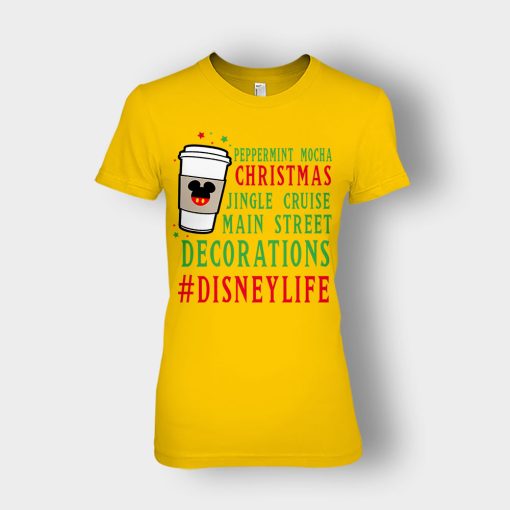 Peppermint-Mocha-Disney-Inspired-Ladies-T-Shirt-Gold