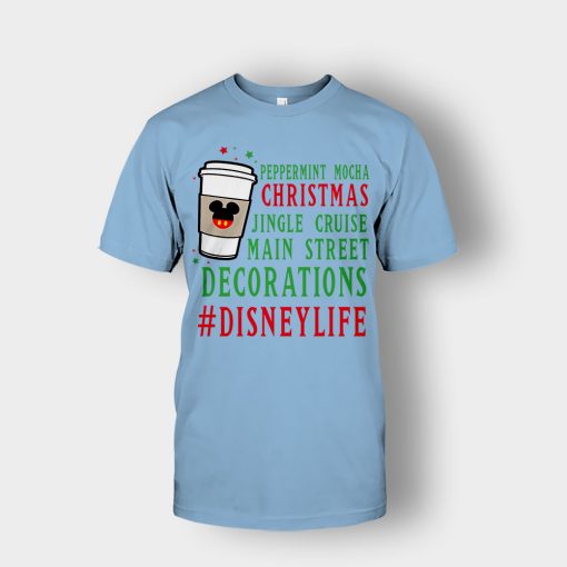 Peppermint-Mocha-Disney-Inspired-Unisex-T-Shirt-Light-Blue