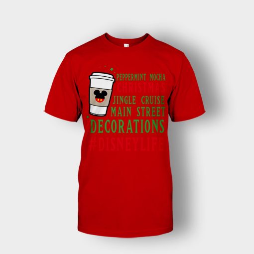 Peppermint-Mocha-Disney-Inspired-Unisex-T-Shirt-Red