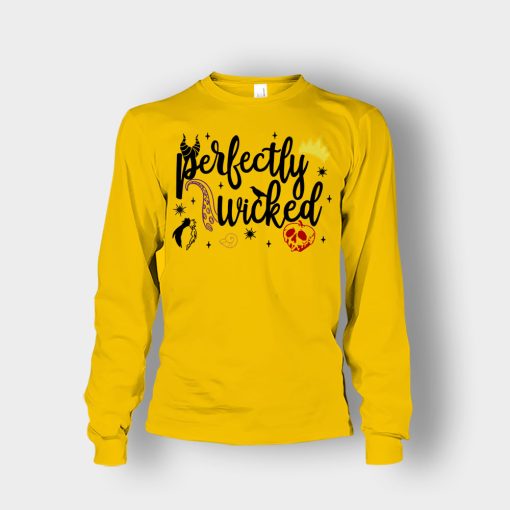 Perfectly-Wicked-Disney-Maleficient-Inspired-Unisex-Long-Sleeve-Gold