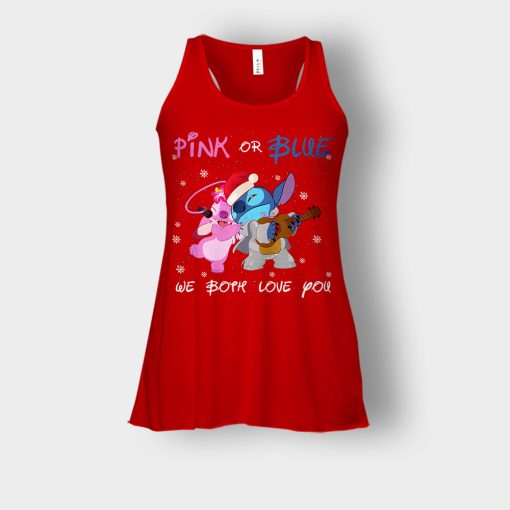 Pink-Or-Blue-We-Both-Love-You-Disney-Lilo-And-Stitch-Bella-Womens-Flowy-Tank-Red