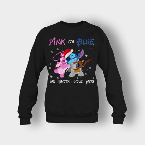 Pink-Or-Blue-We-Both-Love-You-Disney-Lilo-And-Stitch-Crewneck-Sweatshirt-Black