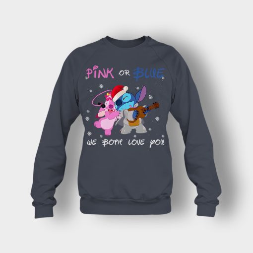 Pink-Or-Blue-We-Both-Love-You-Disney-Lilo-And-Stitch-Crewneck-Sweatshirt-Dark-Heather