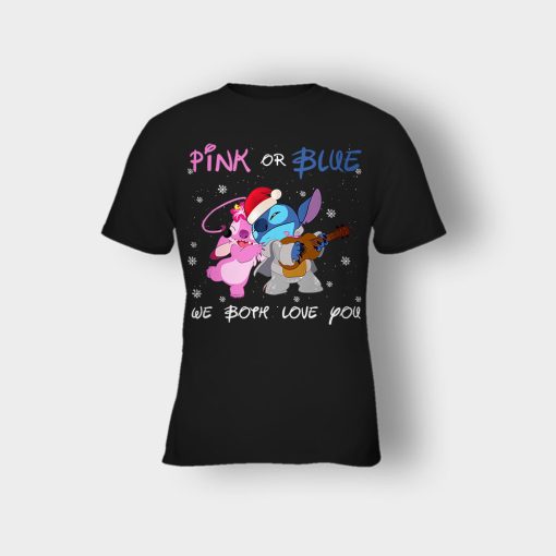 Pink-Or-Blue-We-Both-Love-You-Disney-Lilo-And-Stitch-Kids-T-Shirt-Black