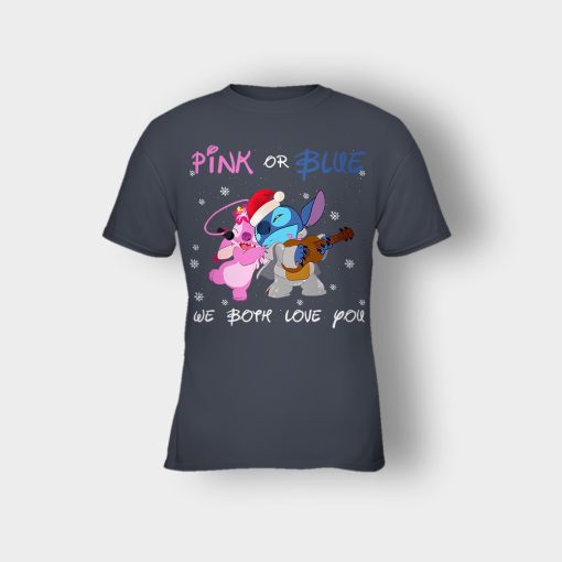 Pink-Or-Blue-We-Both-Love-You-Disney-Lilo-And-Stitch-Kids-T-Shirt-Dark-Heather