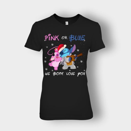 Pink-Or-Blue-We-Both-Love-You-Disney-Lilo-And-Stitch-Ladies-T-Shirt-Black