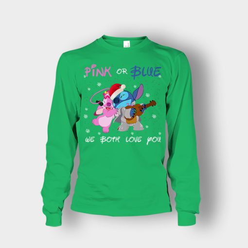 Pink-Or-Blue-We-Both-Love-You-Disney-Lilo-And-Stitch-Unisex-Long-Sleeve-Irish-Green