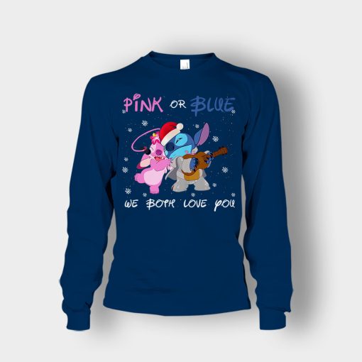 Pink-Or-Blue-We-Both-Love-You-Disney-Lilo-And-Stitch-Unisex-Long-Sleeve-Navy