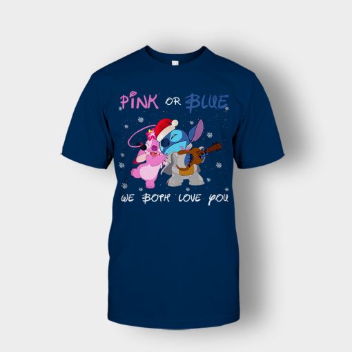 Pink-Or-Blue-We-Both-Love-You-Disney-Lilo-And-Stitch-Unisex-T-Shirt-Navy